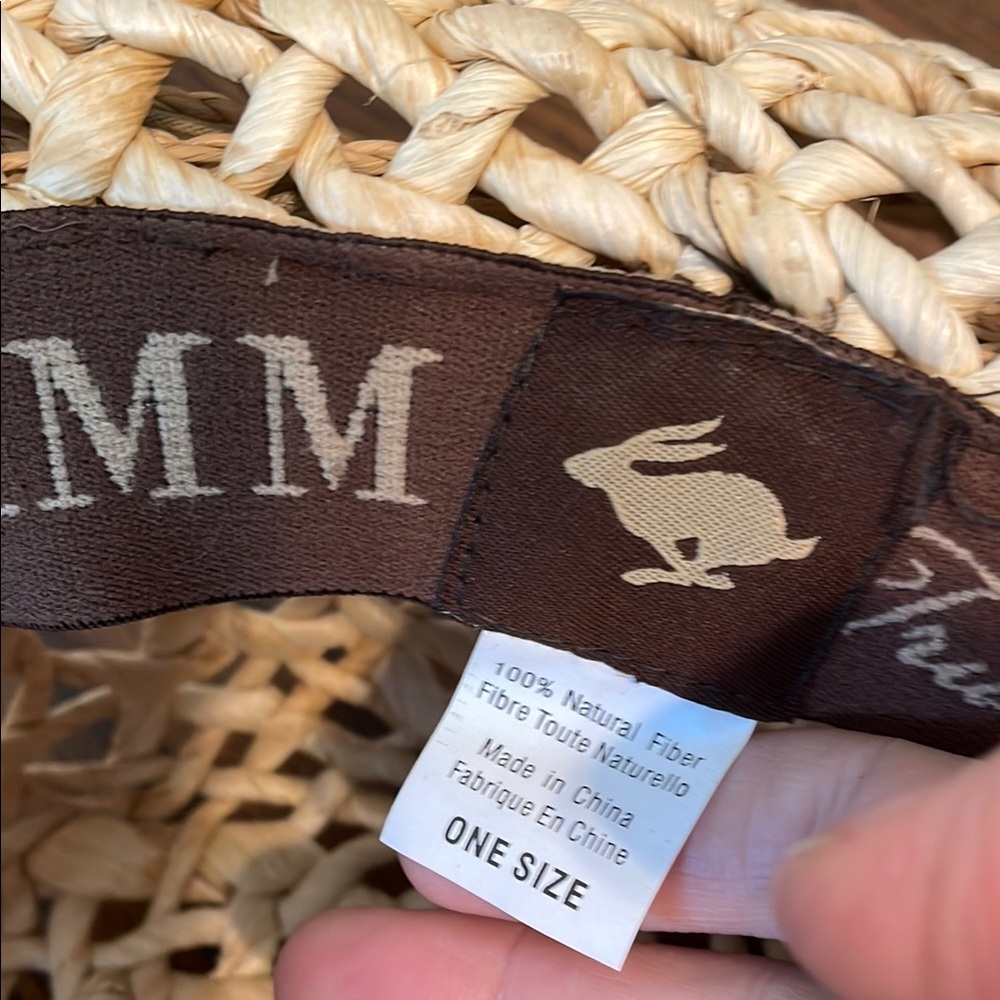 Peter Grimm Natural Woven Straw Hat - Picture 8 of 8